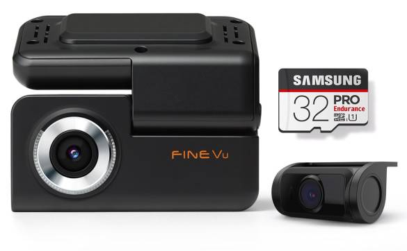 FineVu GX30 FullHD 2 Kameralı Wi-Fi+GPS+ADAS Plus Entegre Araç Kamerası - 0