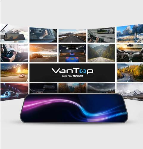 VanTop H609 Streaming IPS Aynalı 2 Kameralı Araç Kamerası - 1