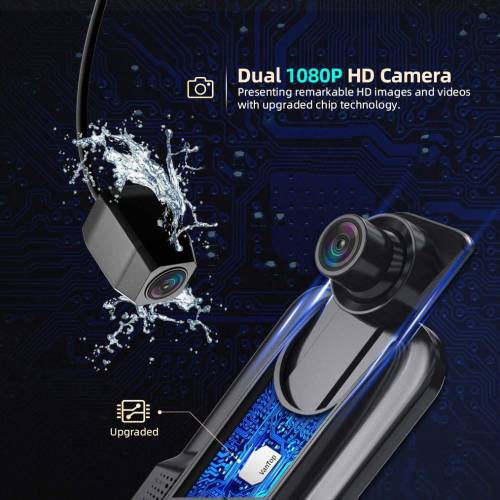 VanTop H609 Streaming IPS Aynalı 2 Kameralı Araç Kamerası - 3